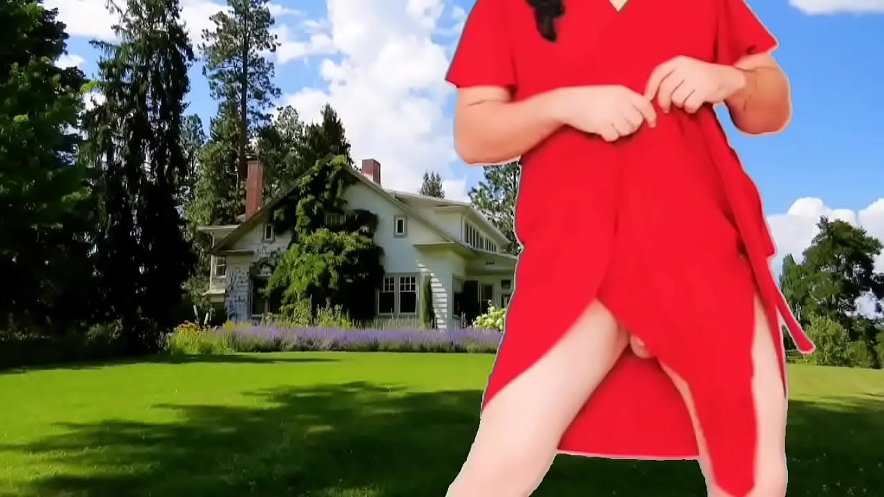 Neighbors watching me dancing sexy nude in the garden