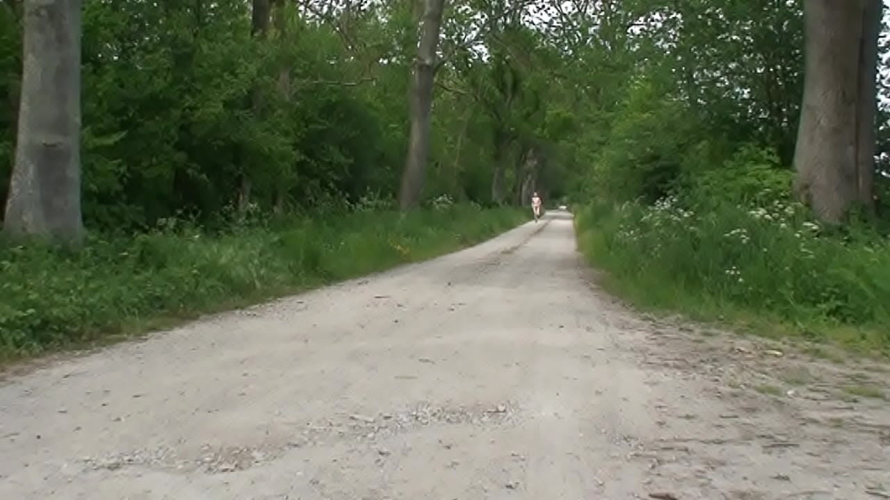 Naked jogging with Nudeboy