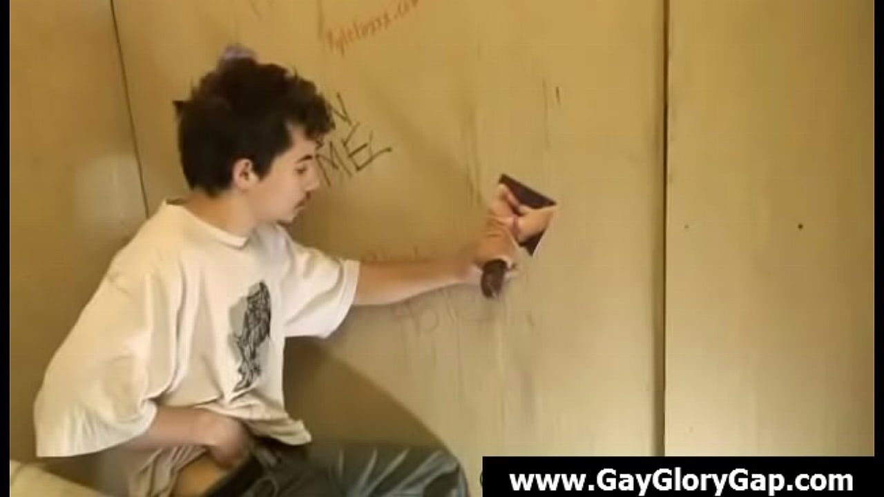 Gay hardcore gloryhole sex porn and nasty gay handjob 21