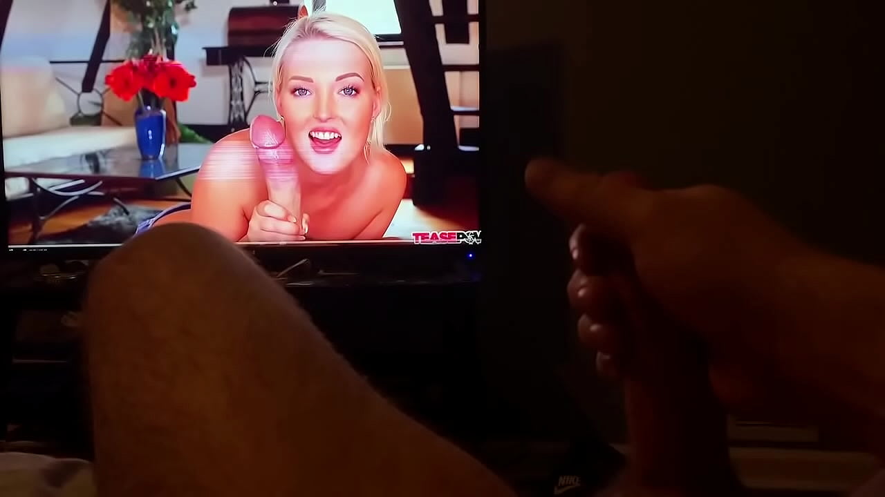 Jacking my big dick while watching porn inside of my bedroom video 78