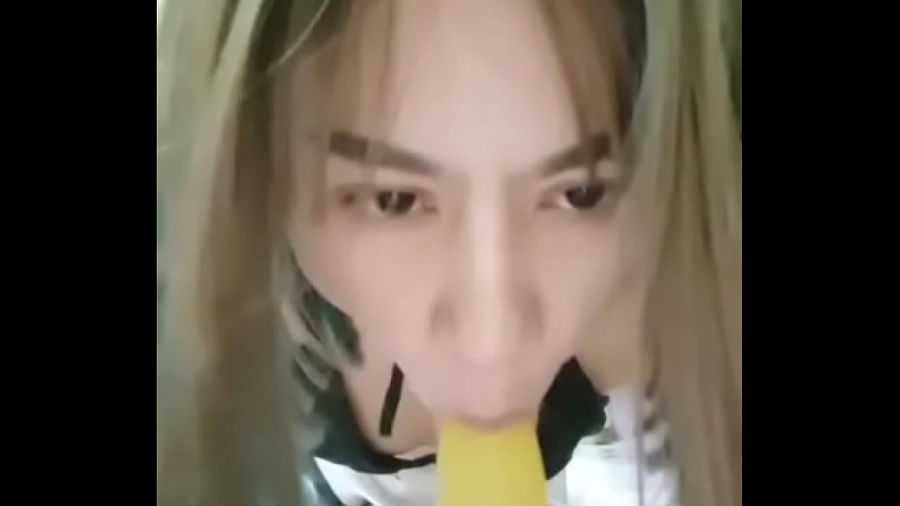 Blowjob my dildo