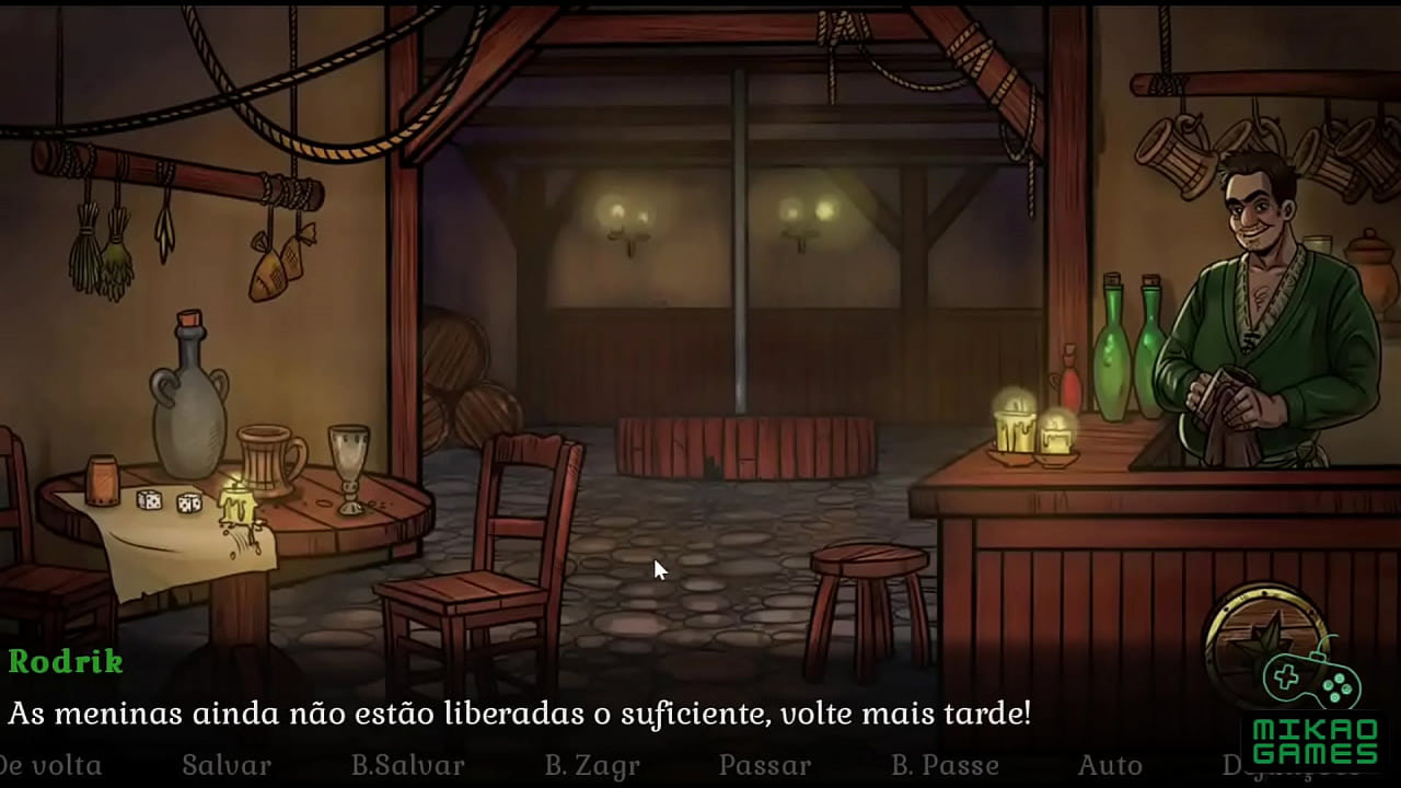 Jogo parodia de Game of Thrones ep 22 Sansa Stark empregada na Casa e novas opções de Drinks Nu na Taverna