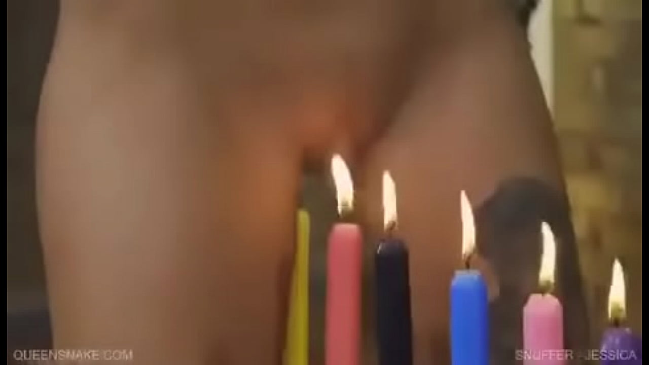 k. candles with her pussy