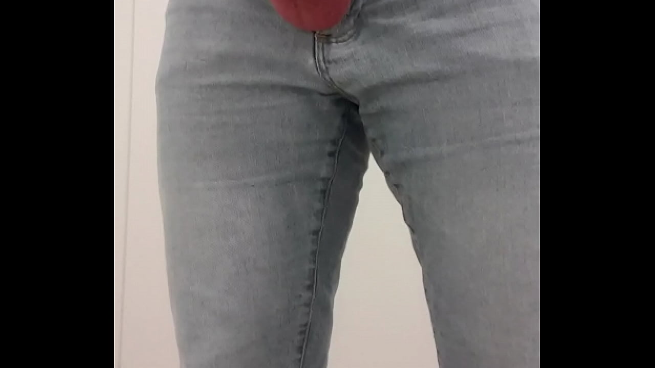 Jerk off in jeans