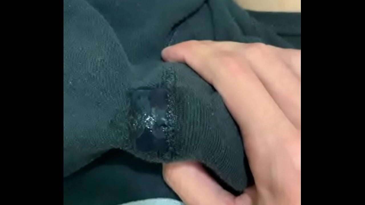 Destroying my underwear with cum