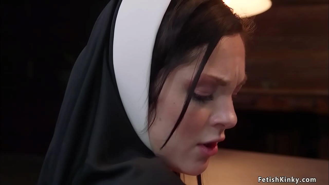 Priest Stirling Cooper whips naked small tits young nun Petra Blair then whips her huge boobs alt stepmom Lily Lane and fuck them in threesome
