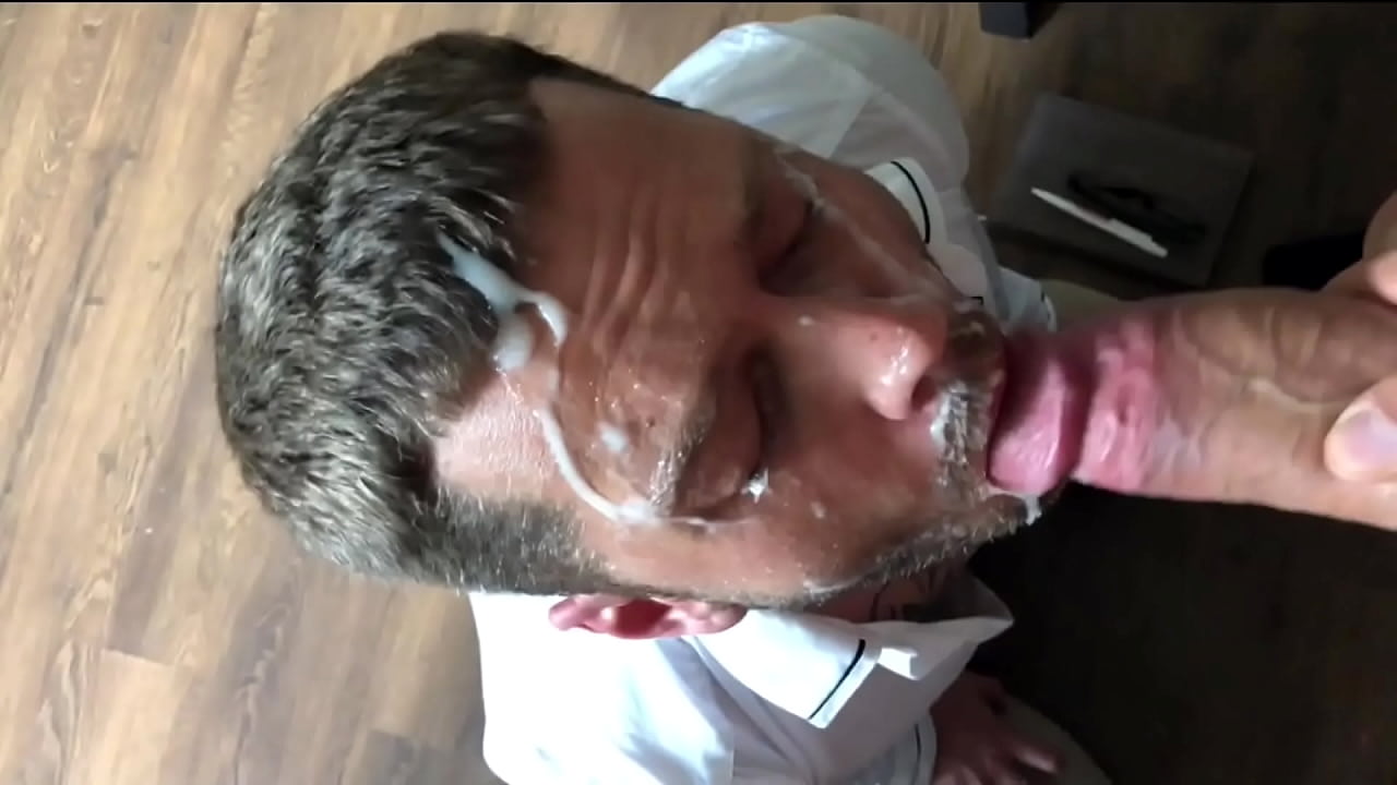 Massive cumshots on my face part.2