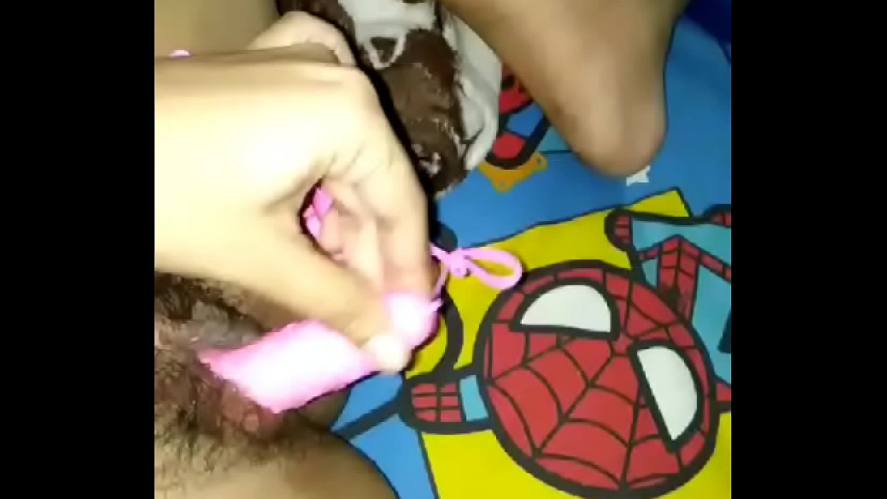 Pink toy in my pussy