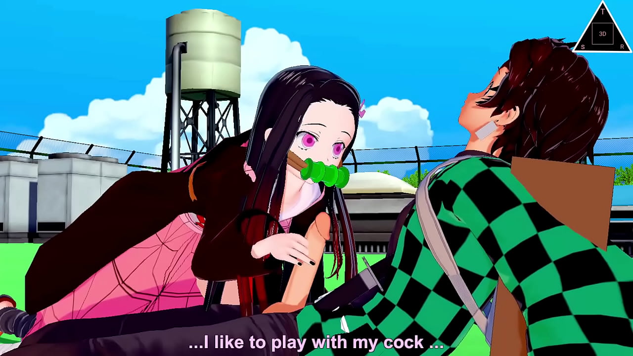 Parodia SHORT VIDEO Tanjiro Nezuko gioco hentai manga di sesso uncensored anime KK