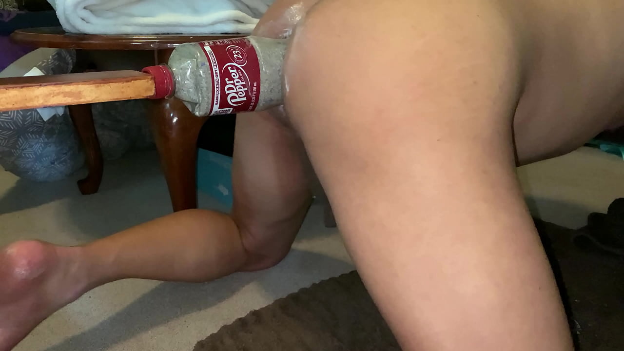 Taking a massive bottle in the butt