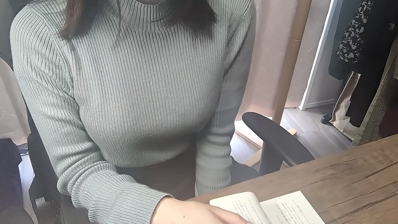 Study with me️一緒に勉強しよ？むらむら我慢できなかったけど