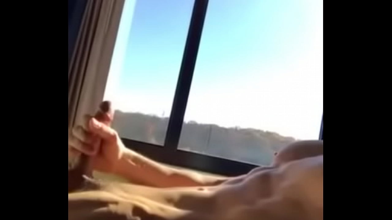 sexy jerking and cumming in the morning