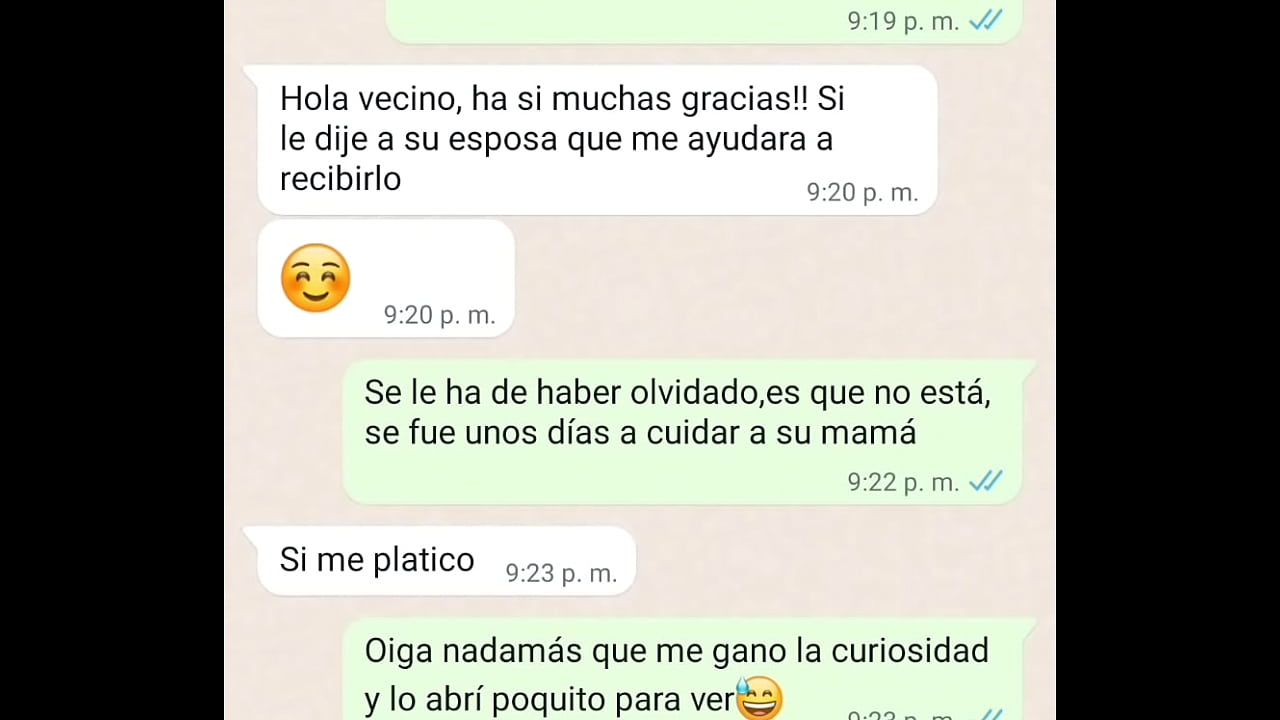 Vecina se viste de puta y me la cojo mientras esposo no está