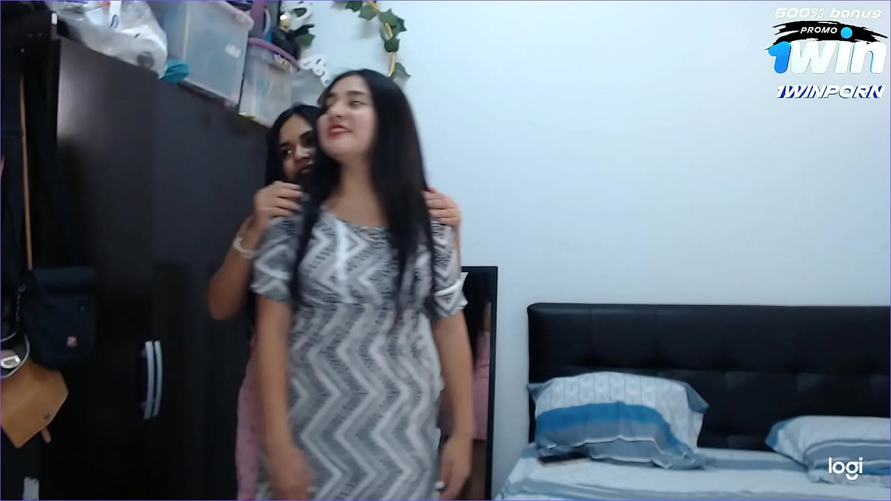 I caught my two virgin step sisters kissing, playing with their pussies and all their juices