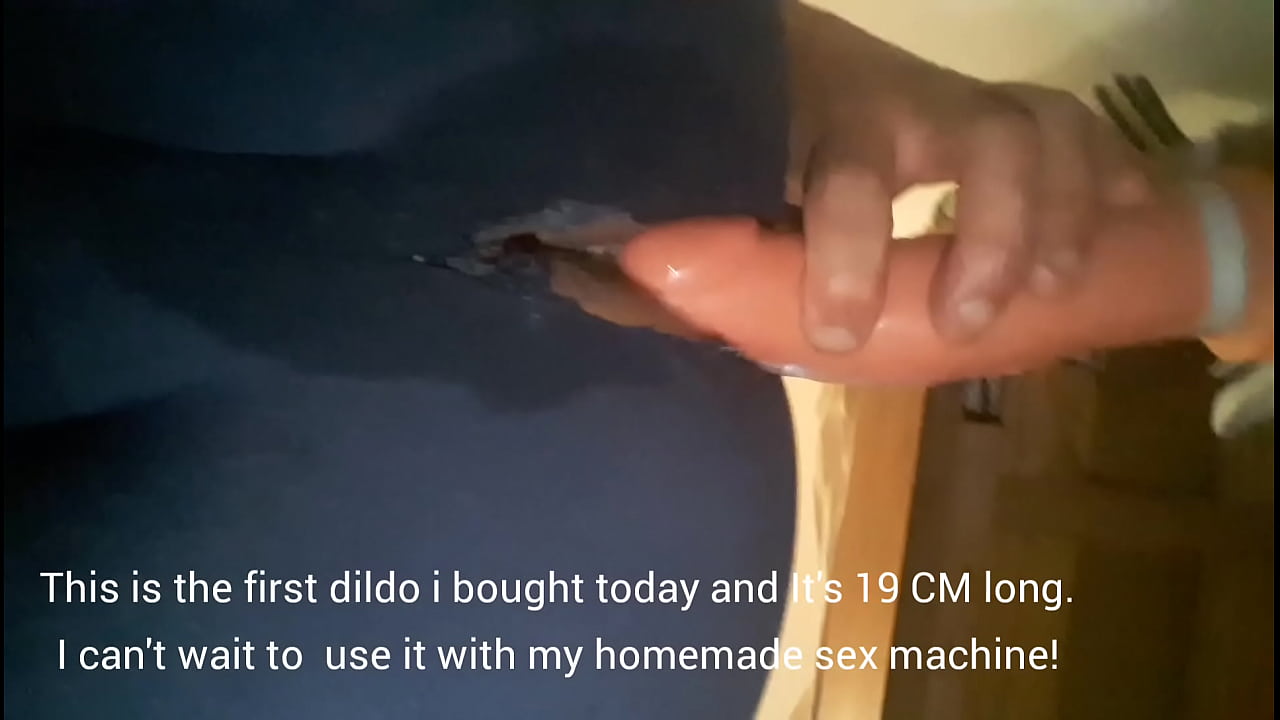 Young gay fucking with a dildo