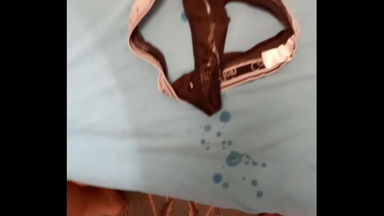 Big sperm in dirt panty