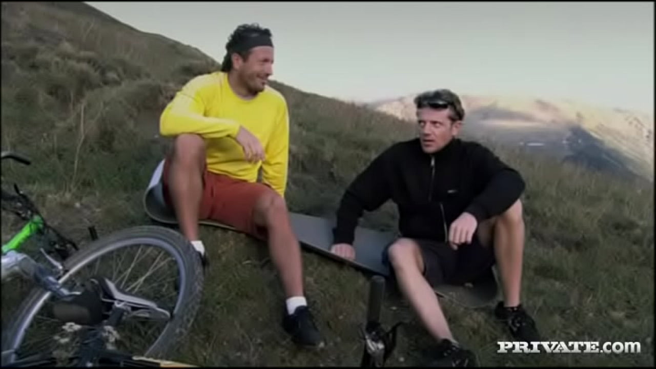 Sunny Jay Goes Mountain Biking and Meets Two Guys Who Give Her a DP