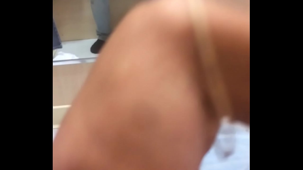 jacking off in fitting room