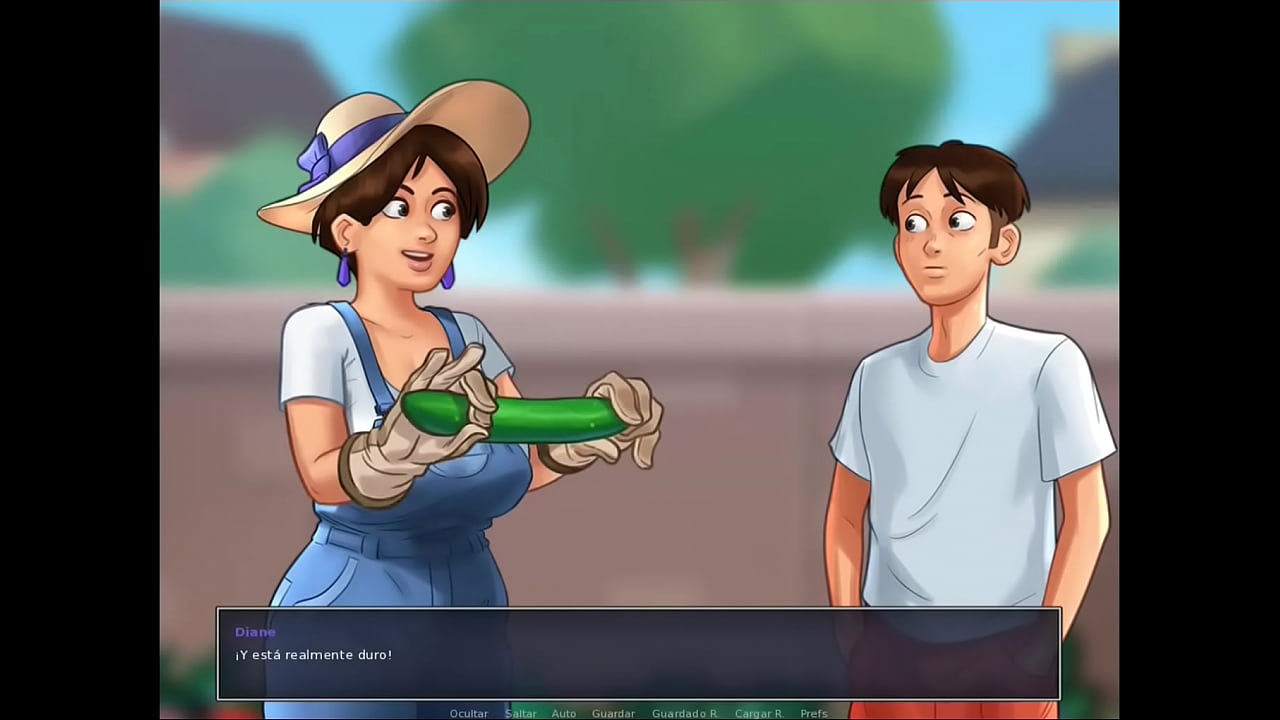 Summertime Saga Cap 12 - Trabajando En El Jardin De La MILF Diana