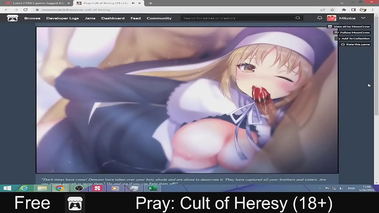 Pray: Cult of Heresy (free game itchio ) Interactive Fiction