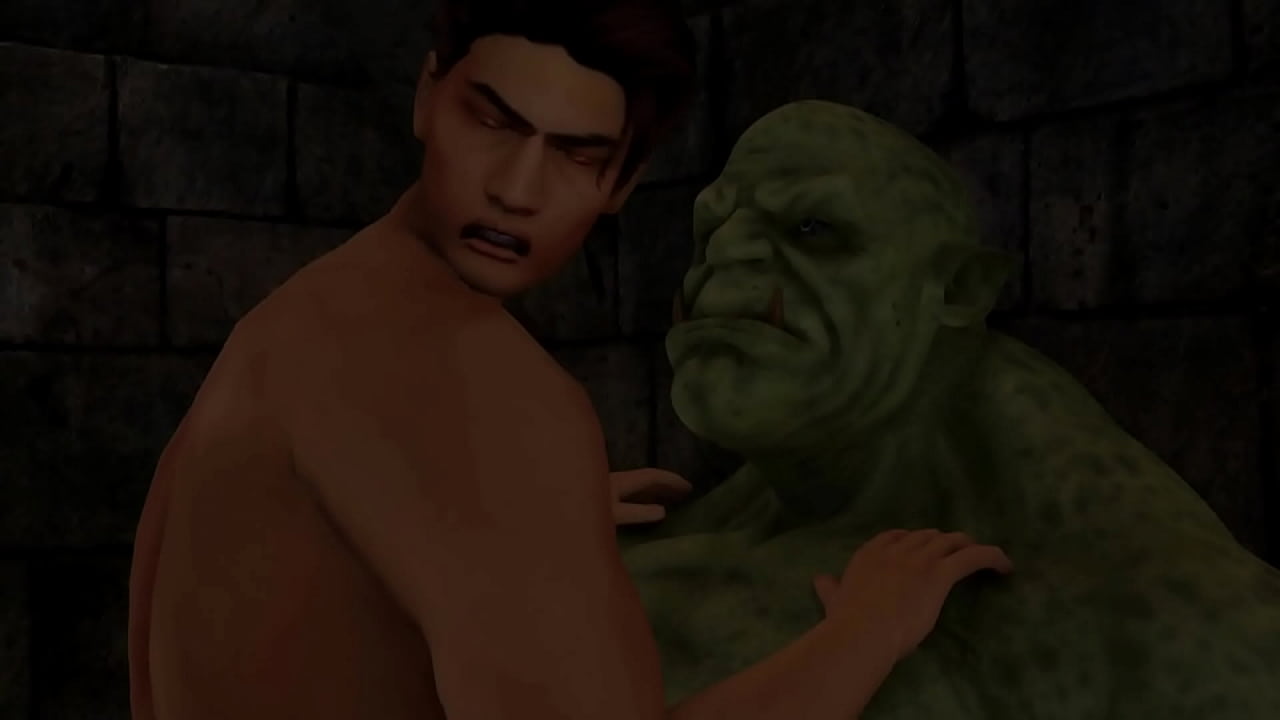 A orc's slave gets used