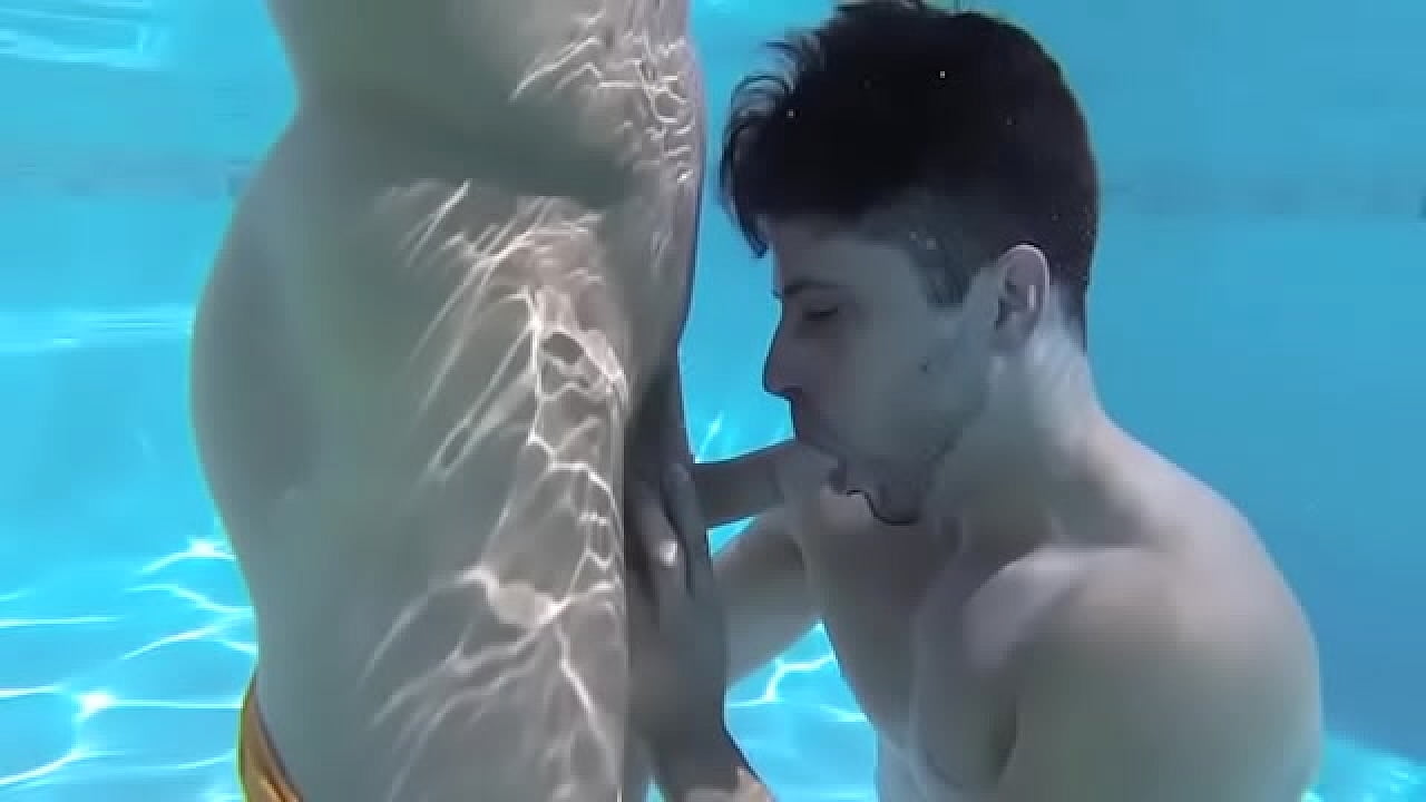 Sucking Cock in the Pool