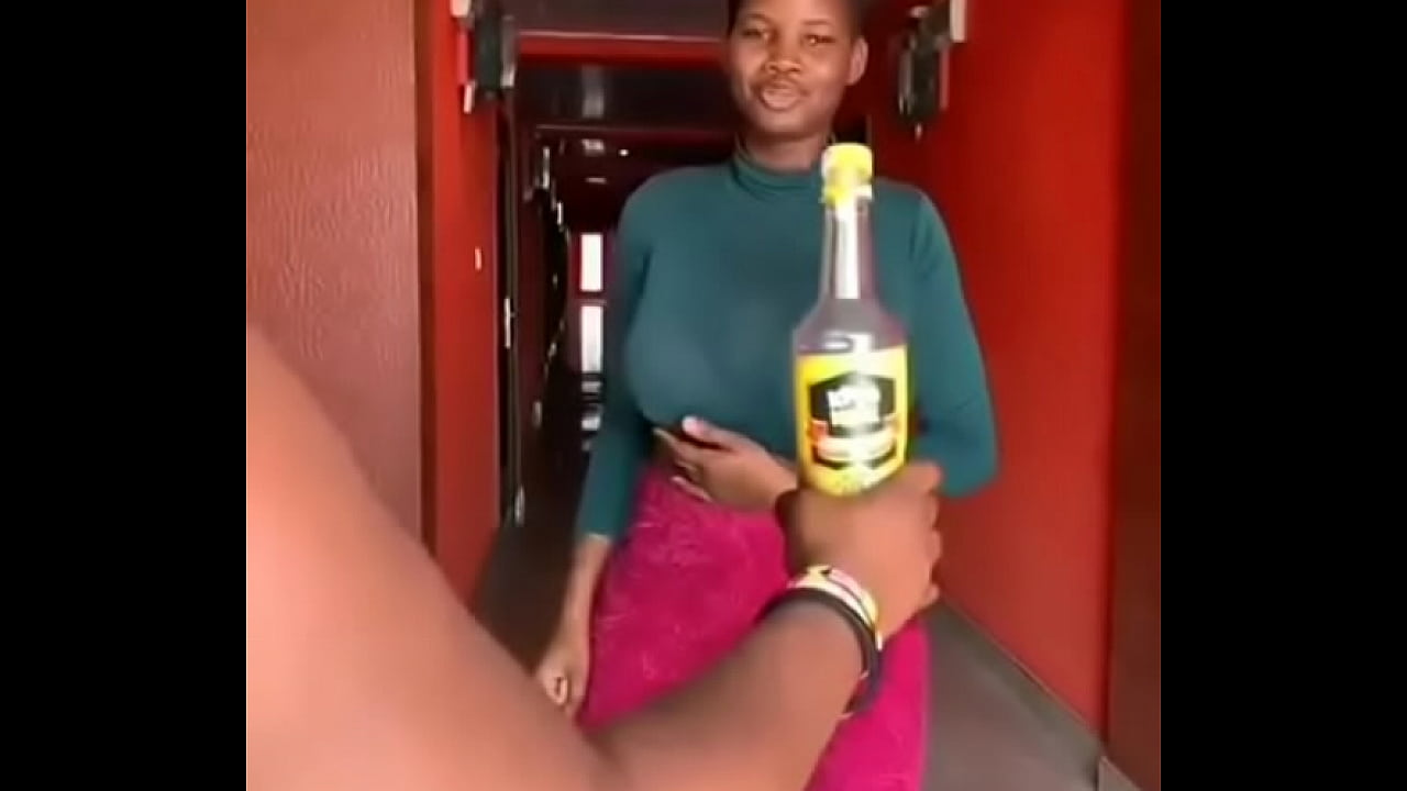 USING MY BREASTS TO OPEN A BOTTLE
