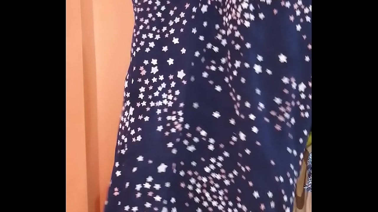 I send a video to my Sugar measuring the new clothes he gave me!