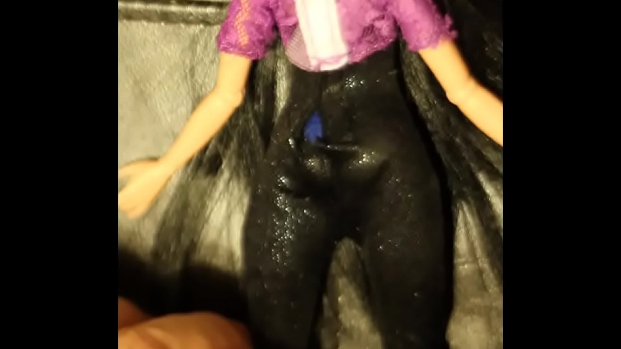 Cumming TWICE on my beautiful Silvermist (Disney) doll