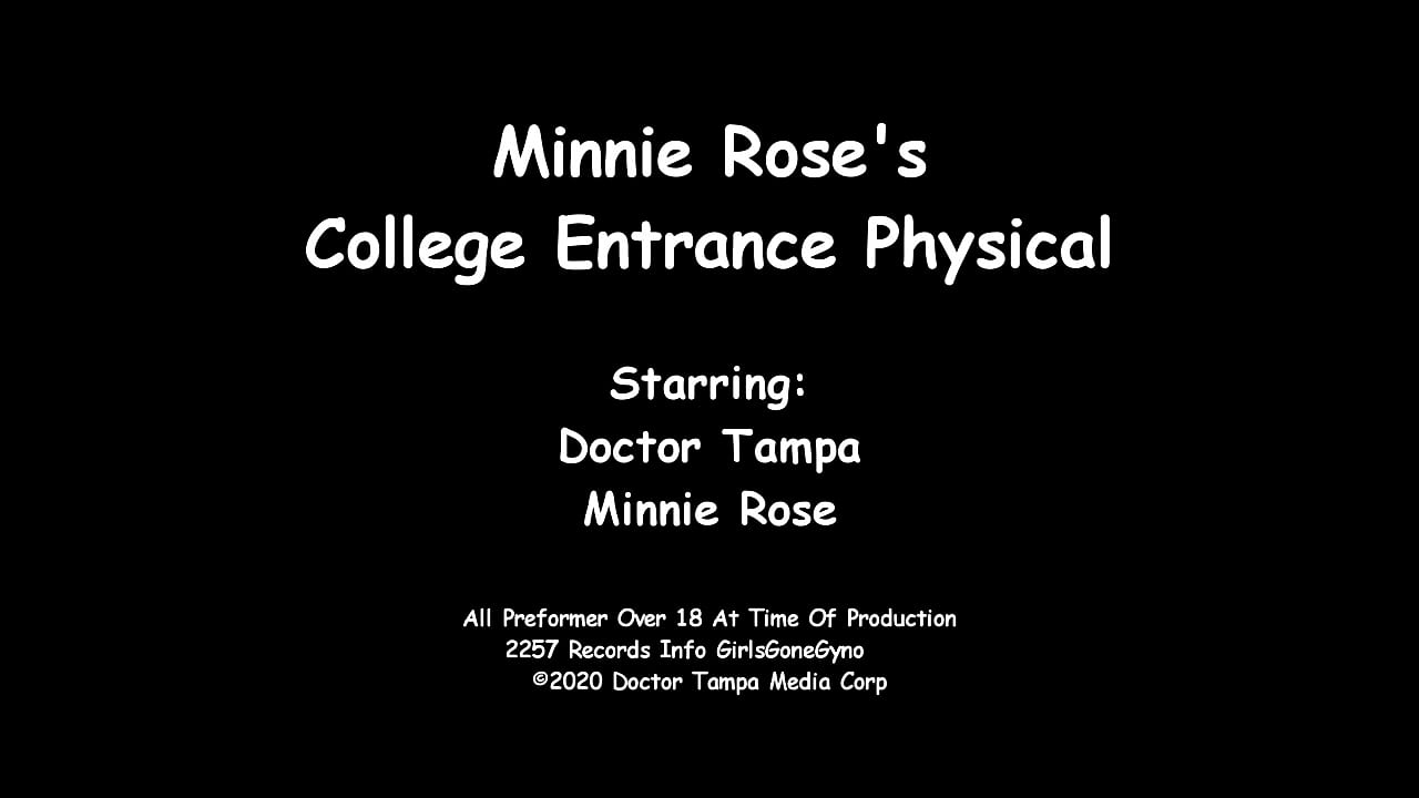 Minnie Rose Gets Annual Checkup From Doctor Tampa Recorded By Spy Cameras In His Office For You To See EXCLUSIVELY for GirlsGoneGyno Unique MedFet Movies