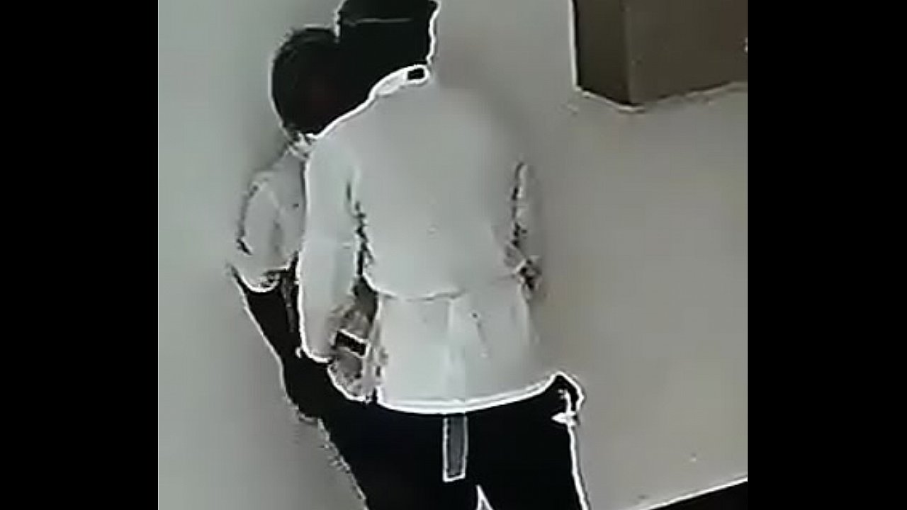 Chefs caught on CCTV having hot hotel sex