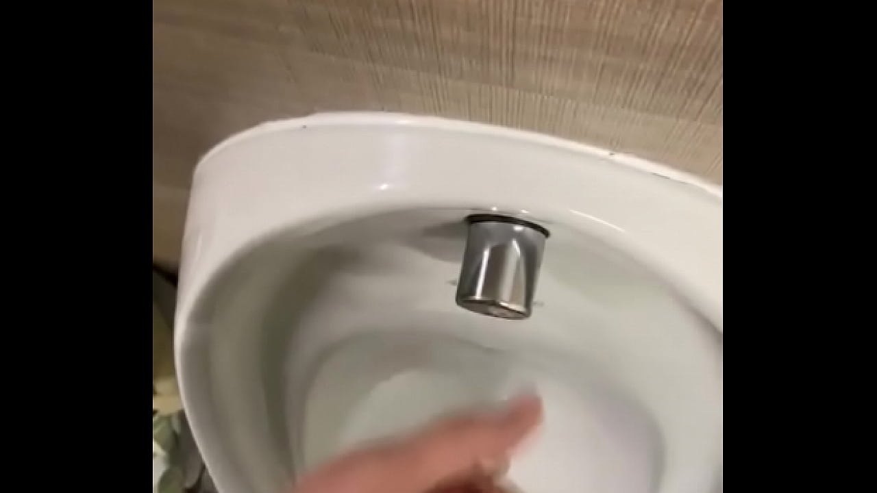 Masturbating  In the toilets Wait big cumshot