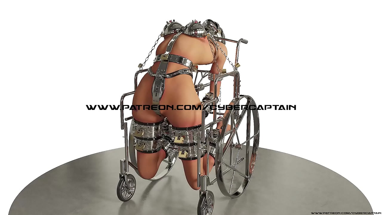 Trapped in Wheelchair Hardcore 3D BDSM Animation