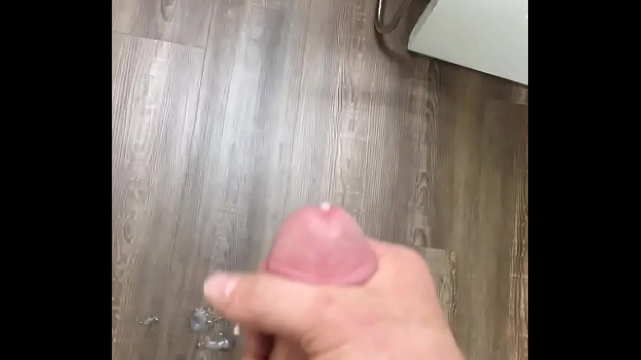 Cum shot at the office