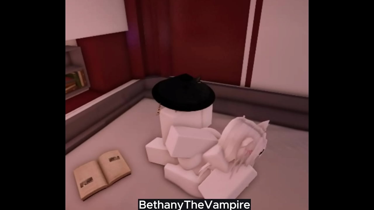 Teen Cat Girl gets DESTROYED by a cute boy with a huge dick on a Roblox Condo