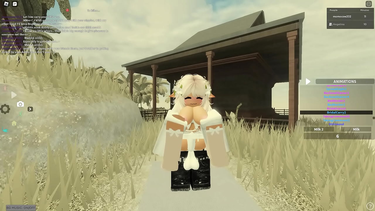 Roblox cute angel bitch getting railed and creampied