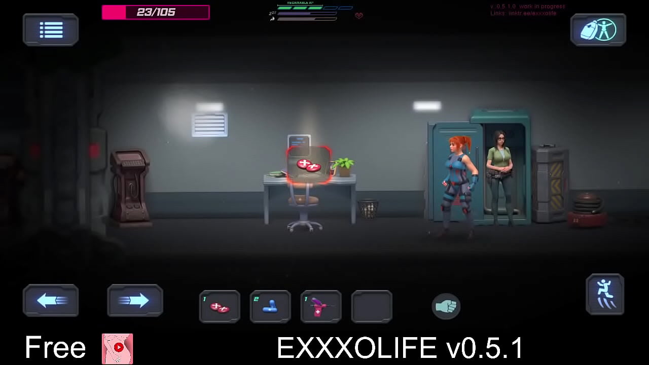 EXXXOLIFE v0.5.1 (free game itchio)  Platformer, Adventure, Survival