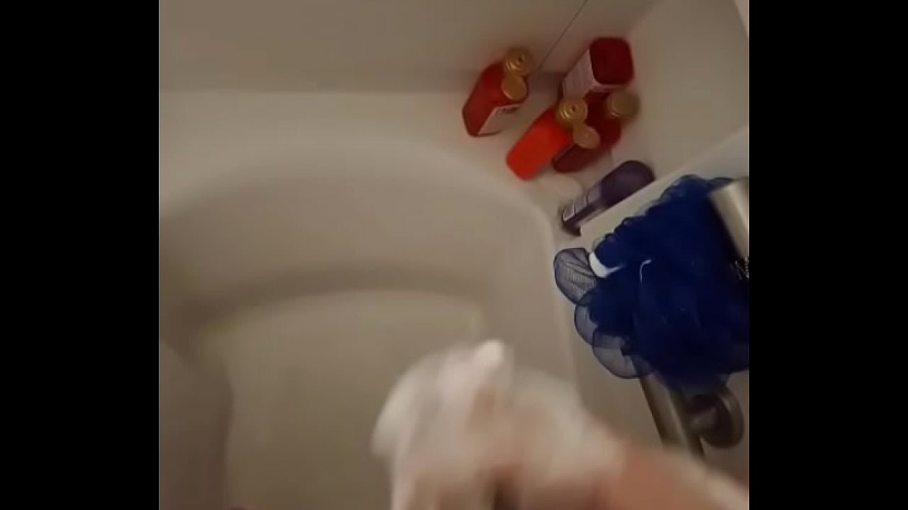 A quick clip of my stroking on shower