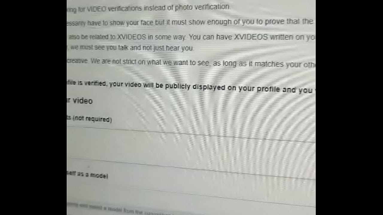 Verification video