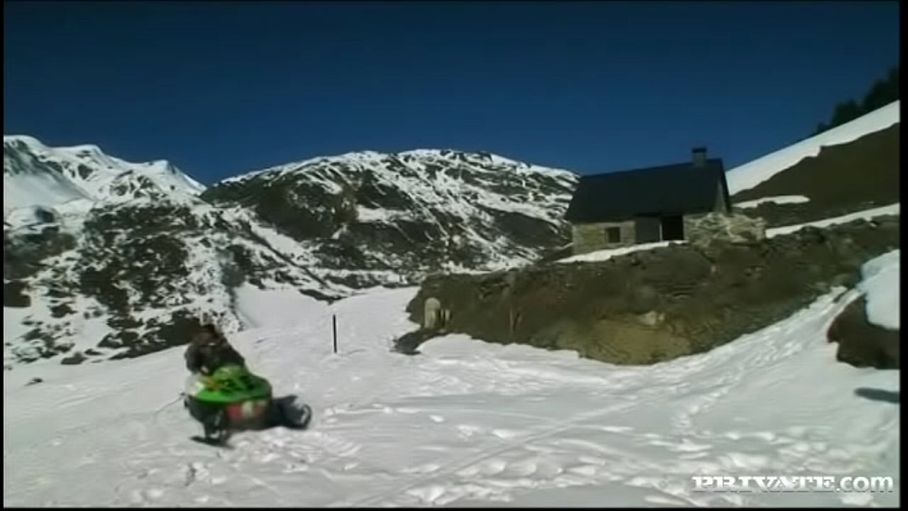 Liliane Tiger Has Her Perfect Ass Invaded on a Snowmobile