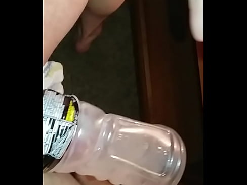 Jacking off in a bottle