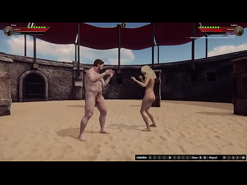 Ethan and Audree Have a Sex Fight in the Arena Map