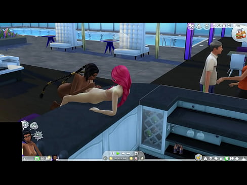 sims 4 futa fun in party and with chubby girl