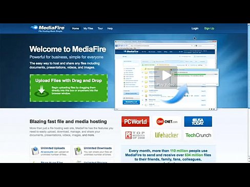 MediaFire Basic Features Tour - YouTube