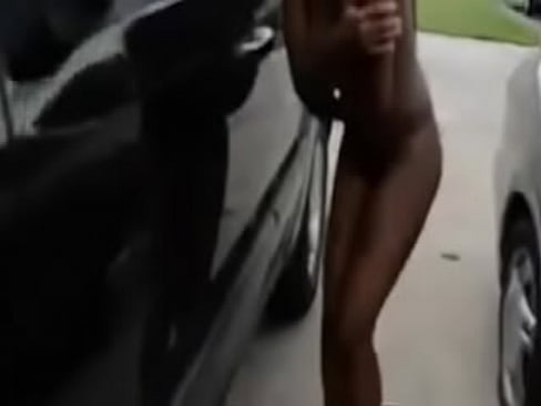 YouPorn - black Indian teen walks around naked in public