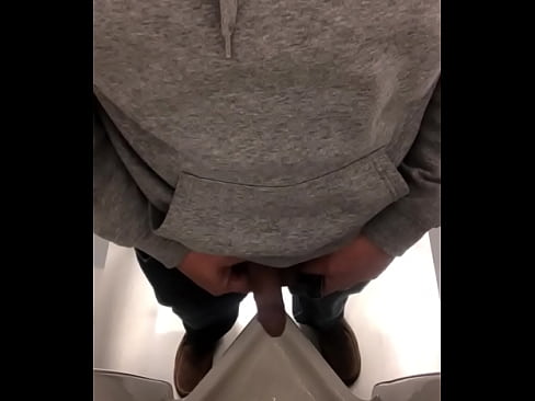 bathroom spy big cock peeing