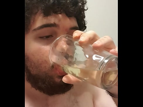 Fag Boy Charles Drinks His Urine For a Dom Top