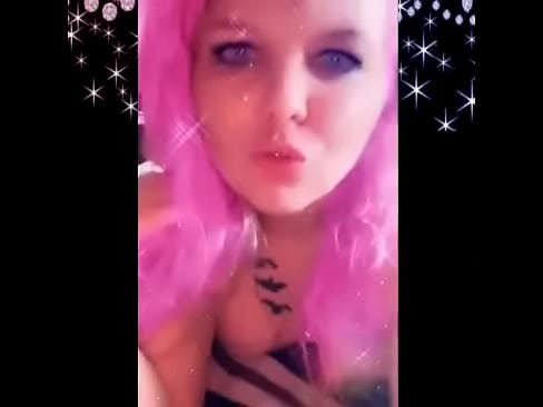 Pink hair filter and music
