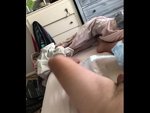 Diaper b. gets changed by girlfriend