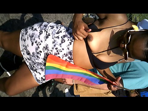 Slim THOTS Flash and Twerk at Pride 2016!